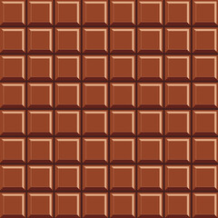 Chocolate bar seamless pattern. Chocolate Bar Pattern Background. Vector illustration