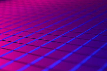 Pink and Blue Grid Pattern | Grid Close Up | Sci-Fi Grid | Pink and Blue Lighting | Pink and Blue Lines