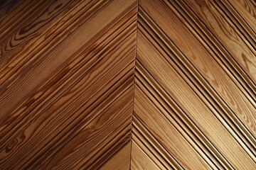 Fancy wooden door close up texture