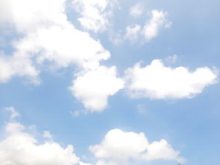 blue sky with clouds