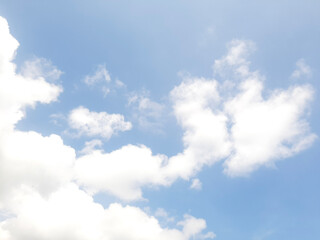 blue sky with clouds