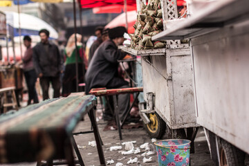 Eating in the market