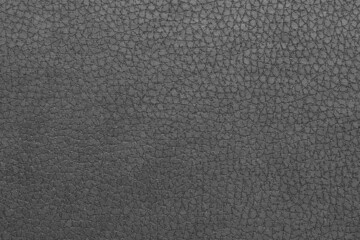 Black leather texture close up background.