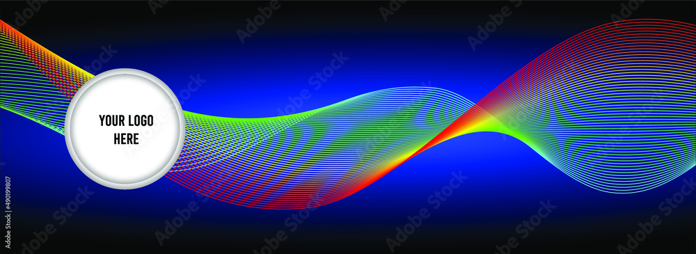 Poster vector of a design for print