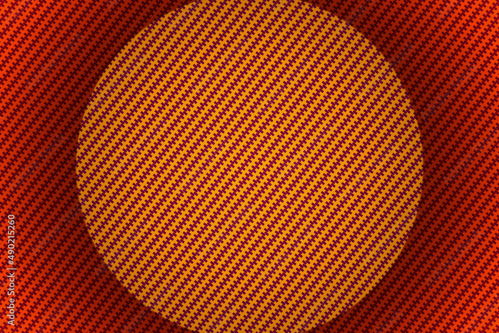 Poster illustration of an abstract background with colorful round pattern