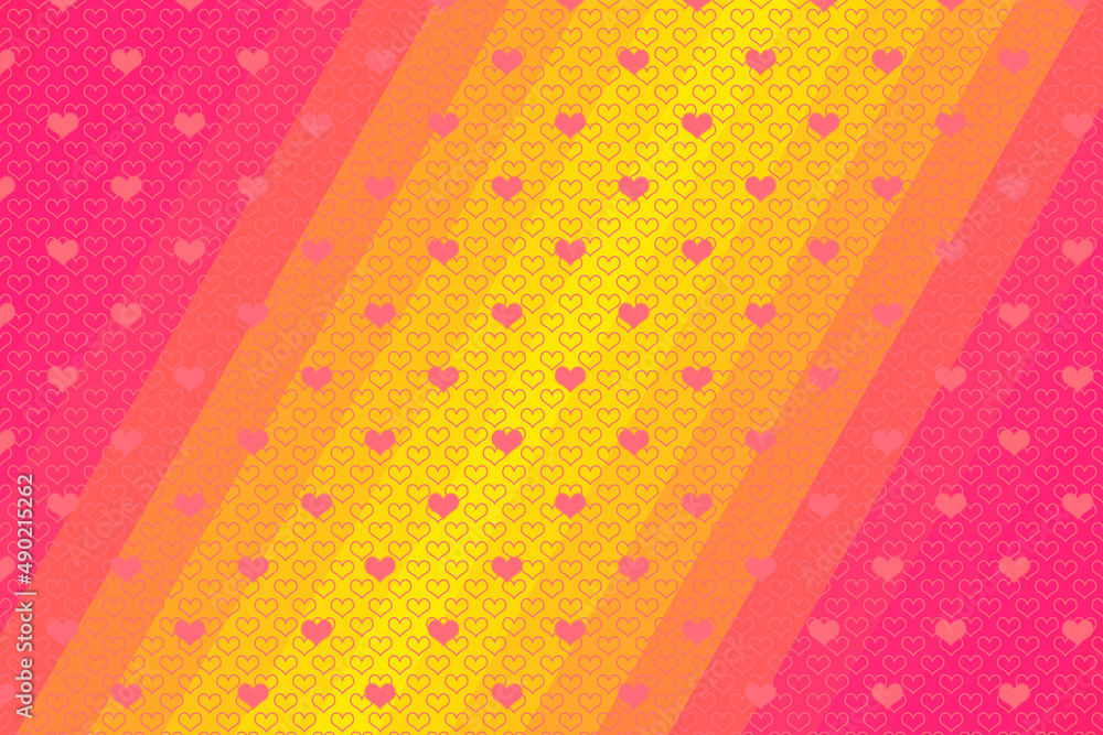 Poster illustration of an abstract background with colorful pattern