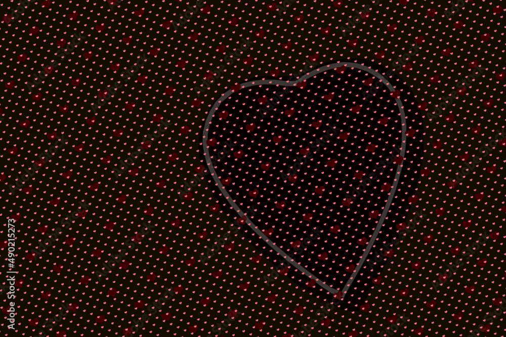 Poster illustration of an abstract background with colorful pattern