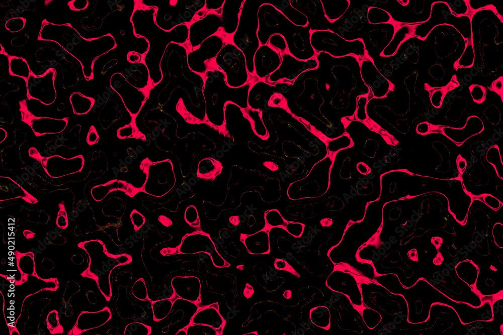 Poster illustration of an abstract background with colorful pattern
