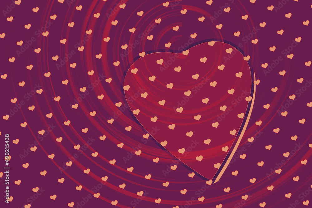 Aufkleber illustration of an abstract background with colorful pattern