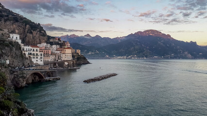 Beautiful view of Amalfi Coast, Italy