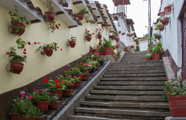 Picturesque street in the San Blas neighborhood.