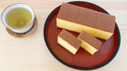 カステラ｜日本のお菓子と緑茶
