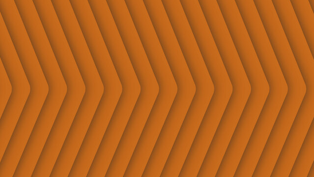 Orange lines background. To the right. Arrow. Colorful indication. Exit direction. 3D illustration