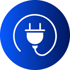 plug gradient icon