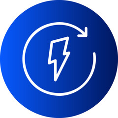energy gradient icon