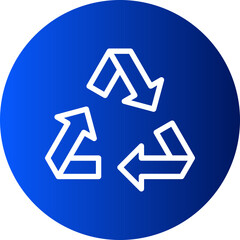 recycle gradient icon