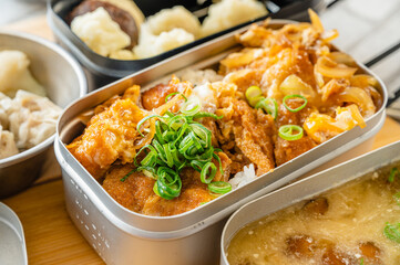 メスティンでカツ丼ランチ