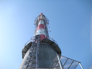 Landscape in mountain and some very old houses 