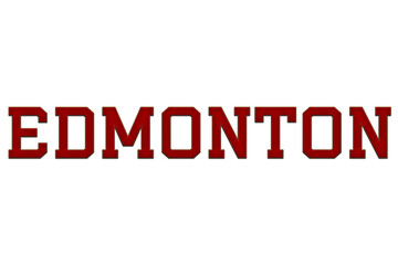 Canada city name embroidery design