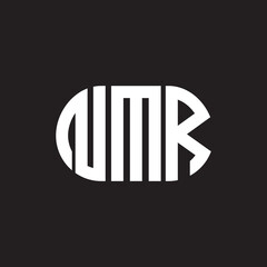 NMR letter logo design on black background. NMR creative initials letter logo concept. NMR letter design.