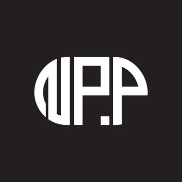 NPP letter logo design on black background. NPP creative initials letter logo concept. NPP letter design.