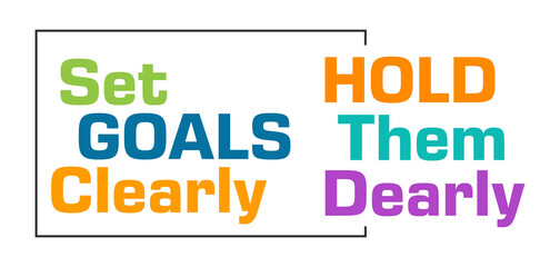 Goals Quote Colorful Text Box
