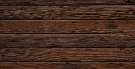 Fototapeta premium Wood planking background texture. Wooden boards with rich browns.