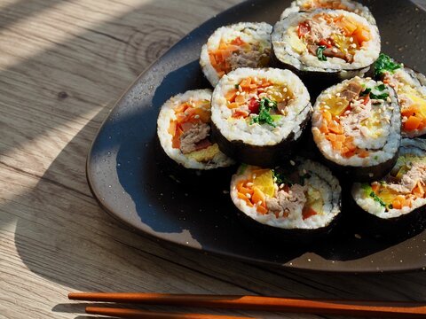 한국 전통음식 김밥, 요리