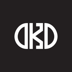 OKO letter logo design on black background. OKO creative initials letter logo concept. OKO letter design.