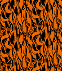 Seamless zigzag pattern, geometric print.