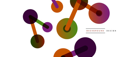 Network concept abstract background. Dots connection. Big data idea. Business template for wallpaper, banner, background or landing