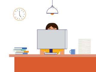 Workspace vector illustration	