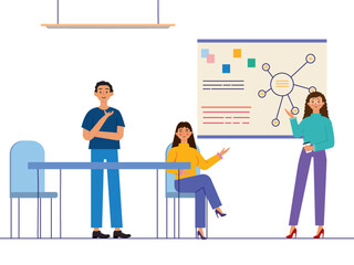 Workspace vector illustration	