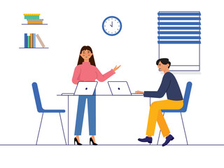 Workspace vector illustration	