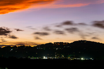 Dramatic sunset in Central America, threat of a third world war on the horizon, time for reflection.
