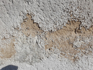 wall with decaying paint