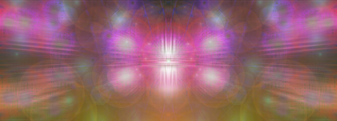 Abstract psychedelic burst background image.