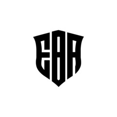 EBA letter logo design with white background in illustrator, vector logo modern alphabet font overlap style. calligraphy designs for logo, Poster, Invitation, etc.
