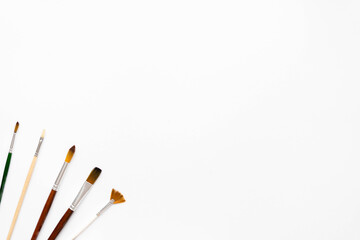 Flat composition is a set of brushes for drawing. Place for text