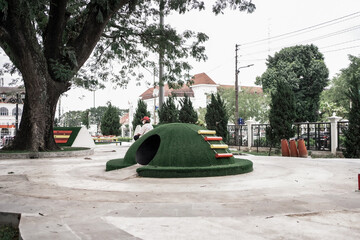 a playground located near zero kilometer yogyakarta