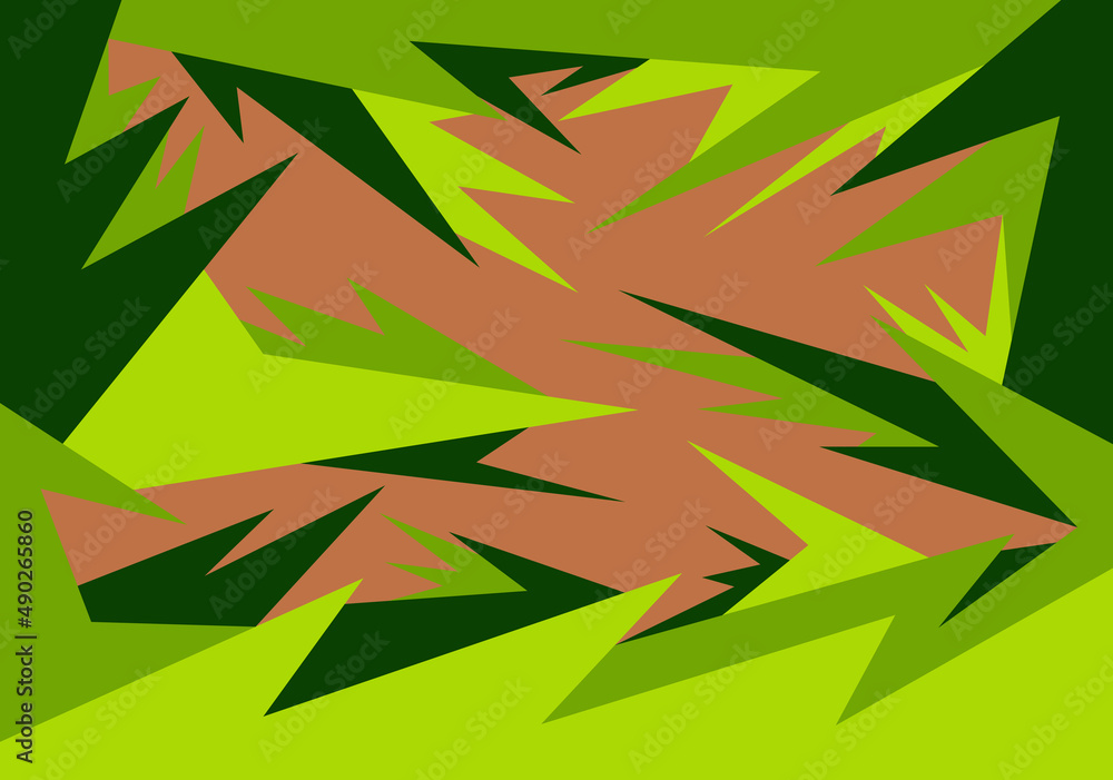 Poster natural background with abstract sharp and triangle pattern