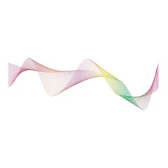 Sound waves line equalizer logo vector illustration design template icon