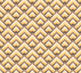 Japanese Diamond Wave Vector Seamless Pattern