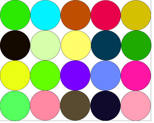 background with circles