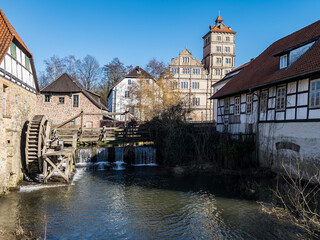 Oil mill in front of Brake Castle.