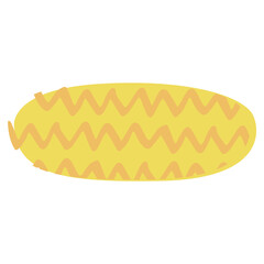 Abstract shape character with pattern vector illustration in flat color design