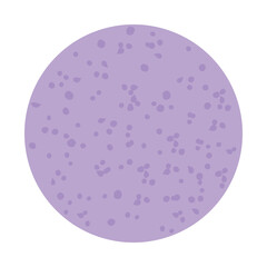 Simple shape character with pattern vector illustration in flat color design