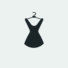 Dress vector icon illustration sign 