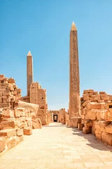 Foto op Plexiglas The Karnak Temple Complex in Luxor, Egypt © Stockbym