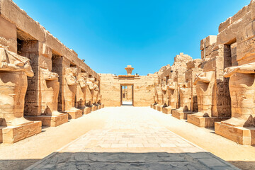 The Karnak Temple Complex in Luxor, Egypt